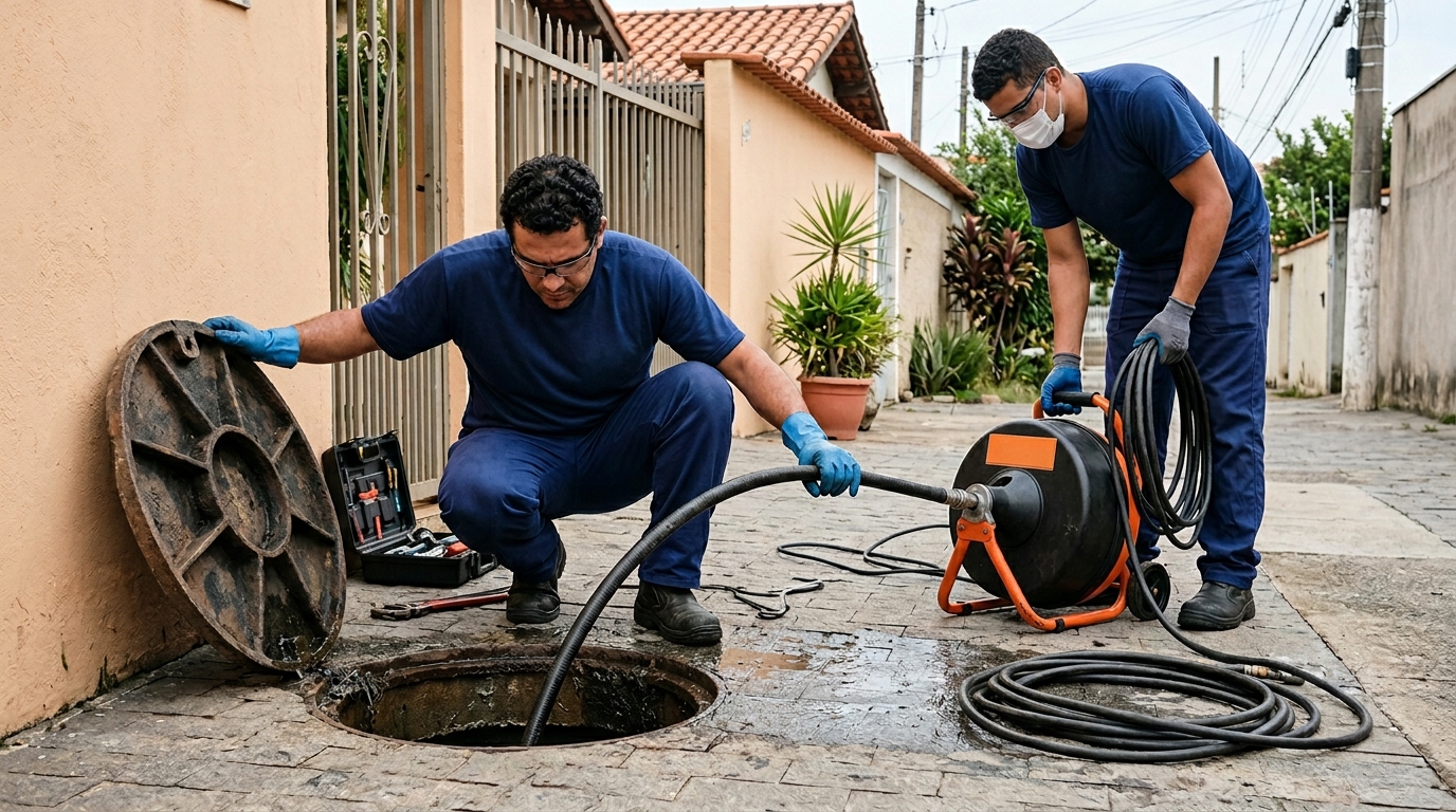 Desentupimento de esgoto em Fortaleza-CE
