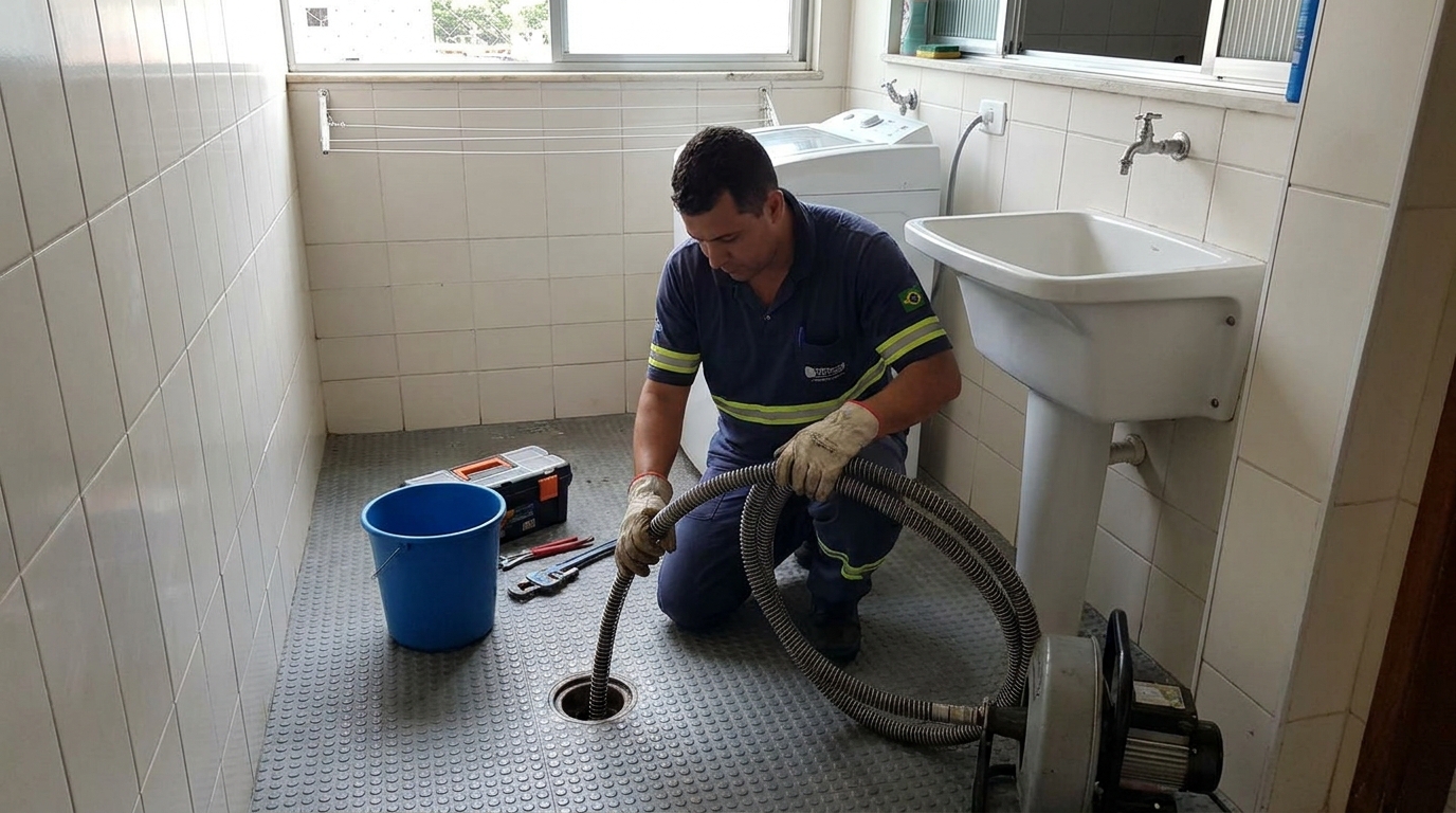 Desobstrução na Cozinha em Fortaleza‑CE